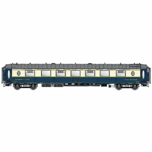 [LS49181] Voiture-salon Pullman WP - LS Models 49181 - HO 1/87 - CIWL - Ep IIIb - 2R