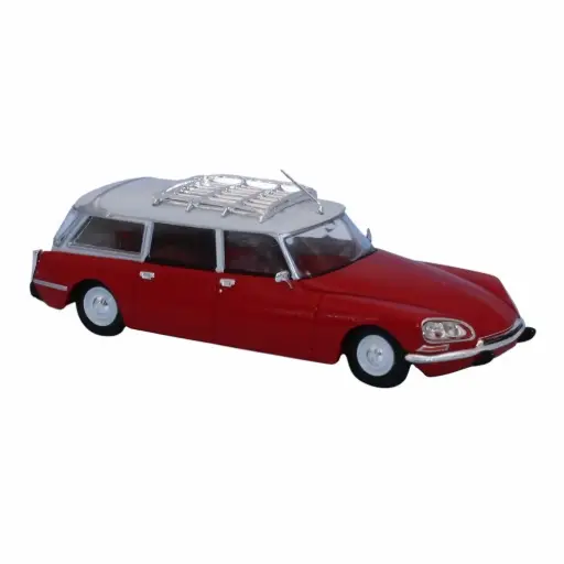 [SA2866] Citroën ID 21 break, rouge/gris, 1968 - SAI 2866 - HO 1/87