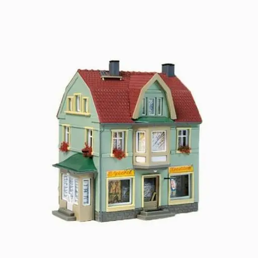 [AU12247] Boulangerie avec habitation HO 1/87 Auhagen 12247