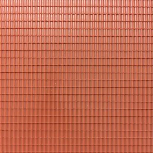 [AU52425] Plaque plastique de toit type tuiles miniatures - Auhagen 52425 - HO 1/87