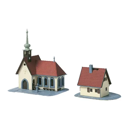 [AU14461] Eglise de village avec sa dépendance - Auhagen 14461 - N 1/160