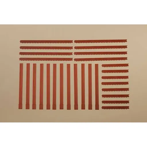 [AU80402] Piliers et frises de briques rouges AUHAGEN 80402 HO 1/87