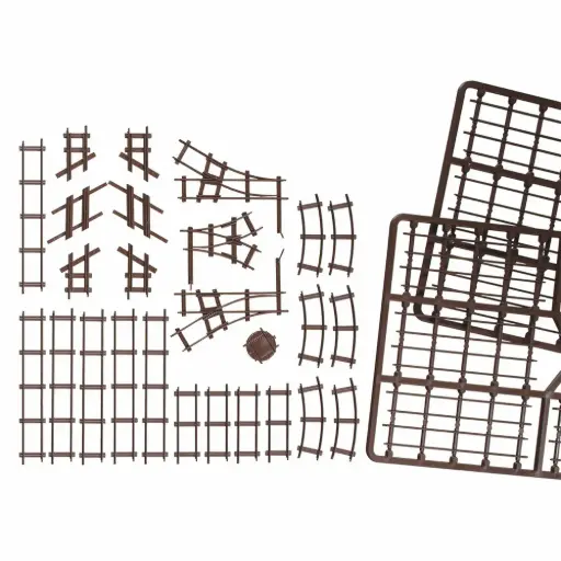 [AU41701] Coffret de rails - Auhagen 41701 - HOf 1/87