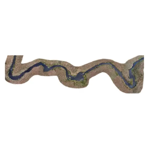 Feuilles imitation cours de rivière | 3 parties AUHAGEN 76965 HO 1/87