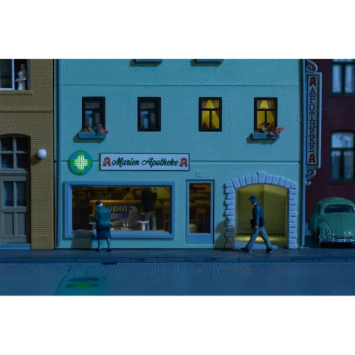 [AU58107] Croix de Pharmacie à LED - Auhagen 58107 - HO 1/87