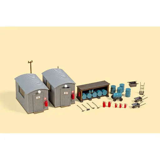 [AU11478] Hangar de Stockage d'Huile - Auhagen 11478 - HO 1/87