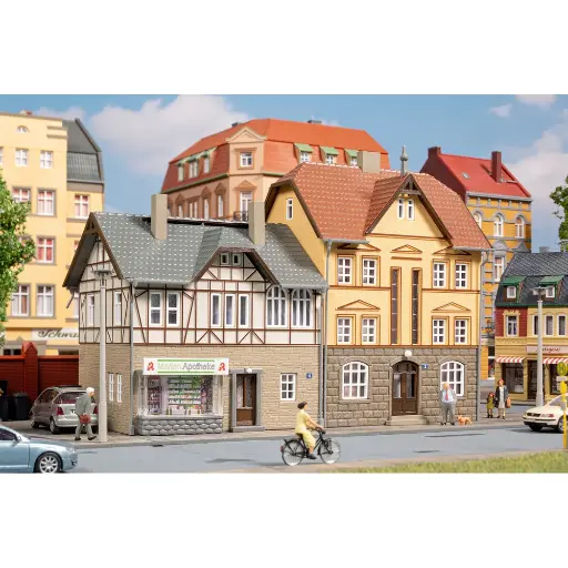 [AU12354] Immeubles résidentiels Bahnhofstraße 2/4 - Auhagen 12354 - HO 1/87