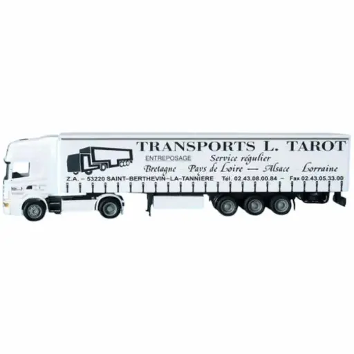 [AW54525] Camion semi-remorque SCANIA 4 R "L. TAROT" - AWM 54525 - HO 1/87