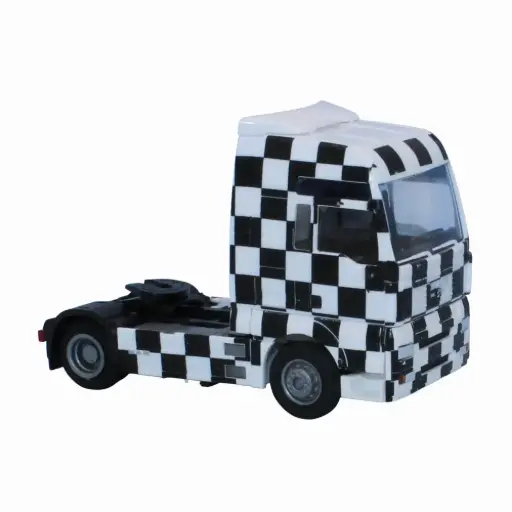 [AW70050] Camion MAN TGA XXL aerop / "Lauge Schachmotiv" - AWM 70050 - HO 1/87