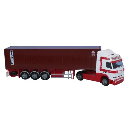 [AW71177] Semi remorque Volvo FH Glob aerop, container 40', "Bosch-Tiphook" - AWM 71177 - HO 1/87