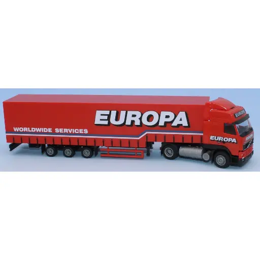 [AW71256] Semi remorque Volvo FH Glob/Aerop Jumbo, "Europa" - AWM 71256 - HO 1/87