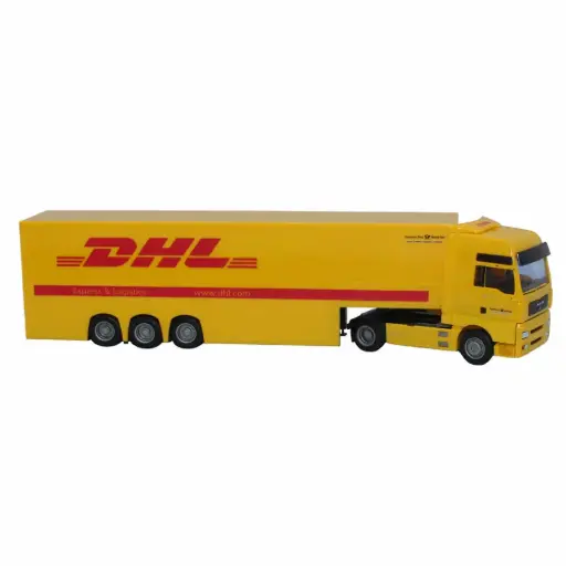 [AW73015] Semi-remorque MAN TGA XXL aerop / "DHL" - AWM 73015 - HO 1/87
