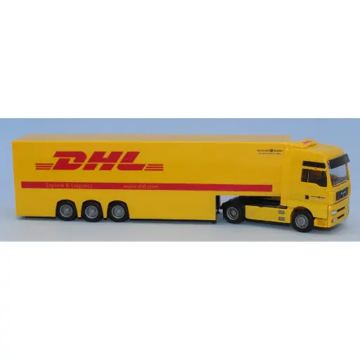 [AW73015] Semi-remorque MAN TGA XXL aerop / "DHL" - AWM 73015 - HO 1/87