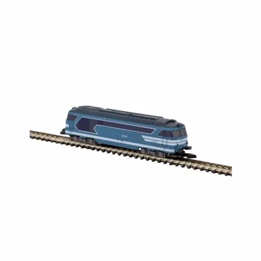 [AZL01-BL1A] Locomotive diesel BB 67615 Bleu - Azar Models L01-BL1A - Z 1/220 - SNCF - Ep IV - analogique