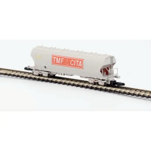 [AZW01-TR1] Wagon céréalier à bogies TMF CITA - AZAR MODELS W01-TR1 - Z 1/220 - SNCF - EP IV-V