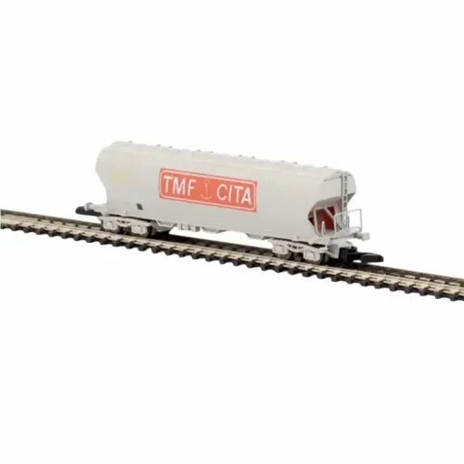 [AZW01-TR1] Wagon céréalier à bogies TMF CITA - Azar Models W01-TR1 - Z 1/220 - SNCF - Ep IV-V