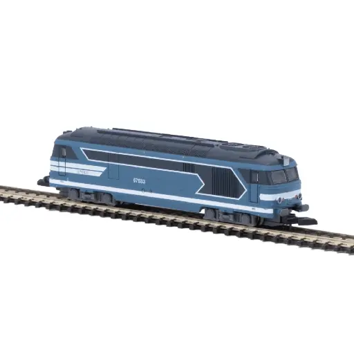 [AZL01-BL4D] Locomotive Diesel BB 67533 bleue - Azar Models L01-BL4D - Z 1/220 - SNCF - 2R - EP IV - Digital