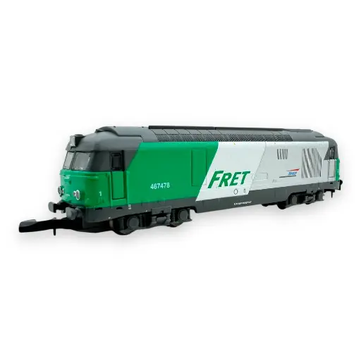 [AZL01-FR2A] Locomotive diesel BB 67478 Fret - Azar Models L01-FR2A - Z 1/220 - SNCF - Ep V-VI - Analogique - 2R