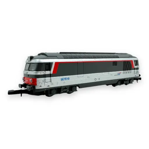 [AZL01-MS2A] Locomotive diesel BB 67619 Multiservices - Azar Models L01-MS2A - Z 1/220 - SNCF - Ep V-VI - Analogique - 2R
