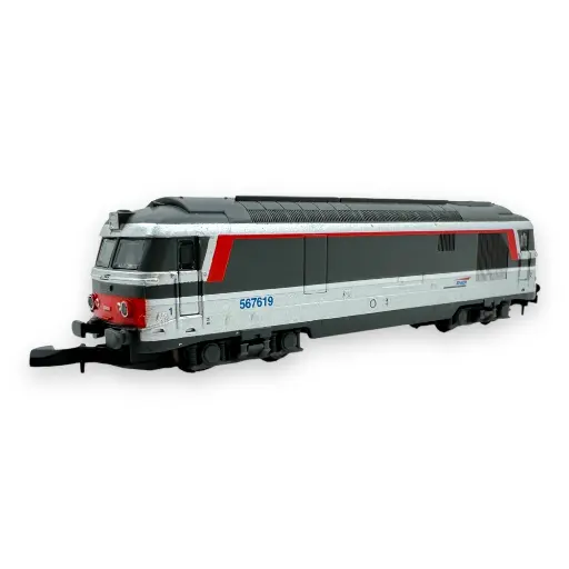 [AZL01-MS2D] Locomotive diesel BB 67619 Multiservices - Azar Models L01-MS2D - Z 1/220 - SNCF - Ep V-VI - Digital - 2R