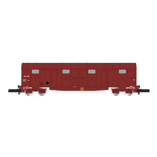 [AZW04-ST] Wagon couvert à bogies - Azar Models W04-ST - Z 1/220 - SNCF