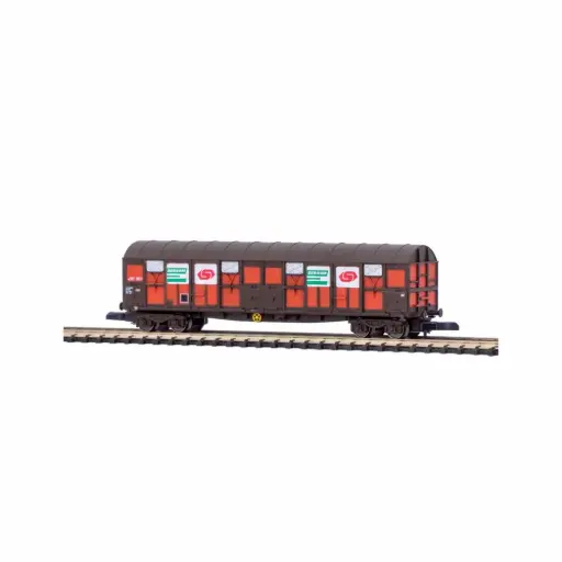 [AZW04-SN] Wagon couvert à bogies Sernam - Azar Models W04-SN - Z 1/220 - SNCF