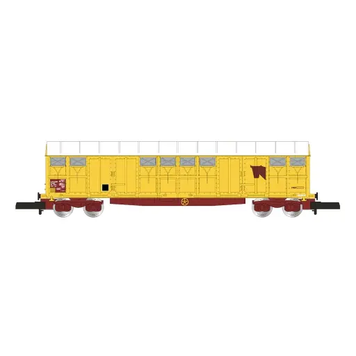 [AZW04-VA] Wagon couvert à bogies pour le bétail - Azar Models W04-VA - Z 1/220 - SNCF