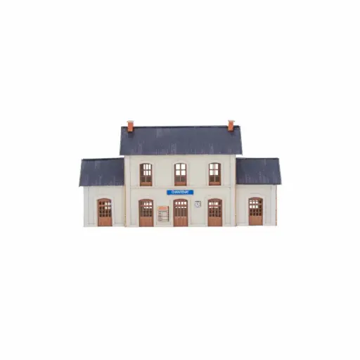 [AZBAT003] Bâtiment voyageur Ouest PO - Azar Models BAT003 - Z 1/220