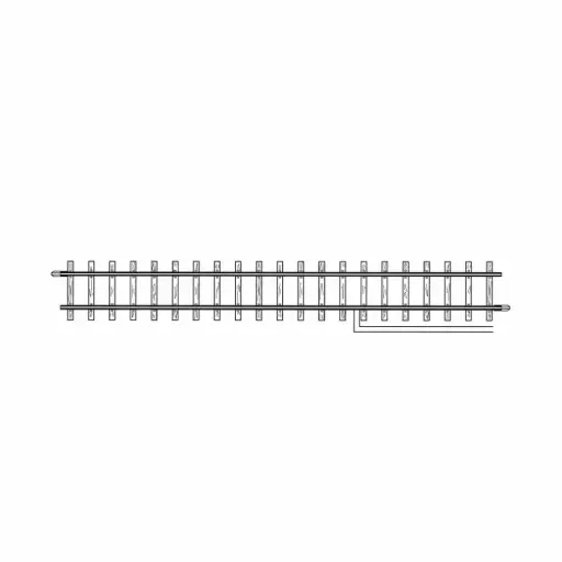 [BE4283000] Rail droit d'alimentation 162,3 mm - Bemo 4283000 - HOm 1/87 - 2R