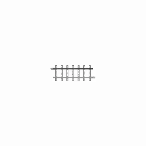 [BE4282000] Rail droit 56,5 mm code 100 - Bemo 4282000 - HOm 1/87 - 2R