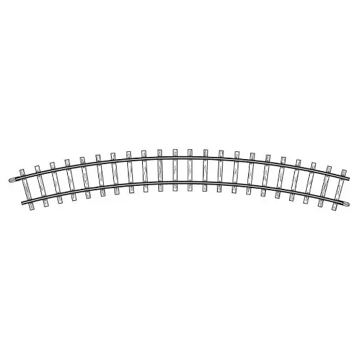 [BE4230000] Rail courbe 30°, rayon 330mm - BEMO 4230000