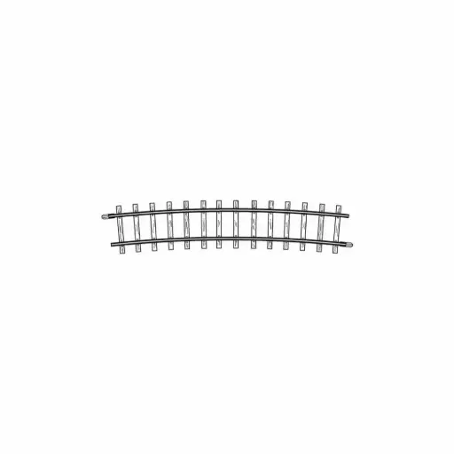 [BE4275000] Rail courbe 515 mm 12° code 83 - Bemo 4275000 - HOm 1/87 - 2R