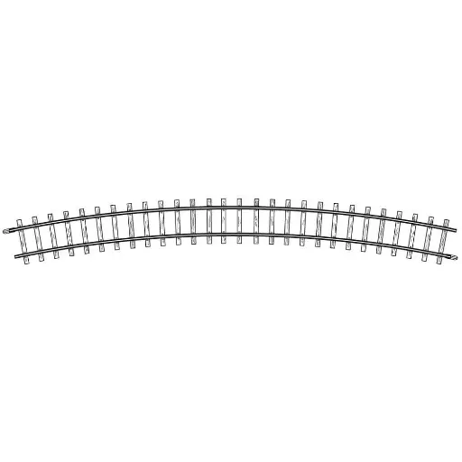 [BE4294507] Rail courbe 30° - Rayon 520mm - BEMO 4294507