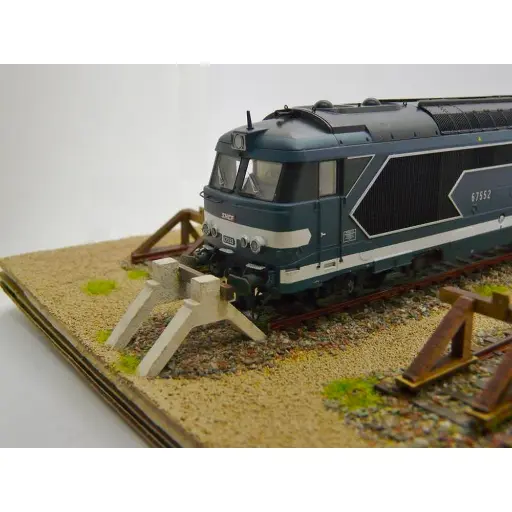 [BM113003] Heurtoir Bi-Bloc LED - BOIS MODELISME 113003 - HO 1/87