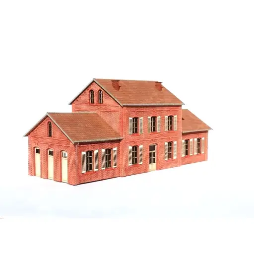 [BM101008] Gare de la Compagnie du Nord  - Bois Modélisme 101008 - HO 1/87