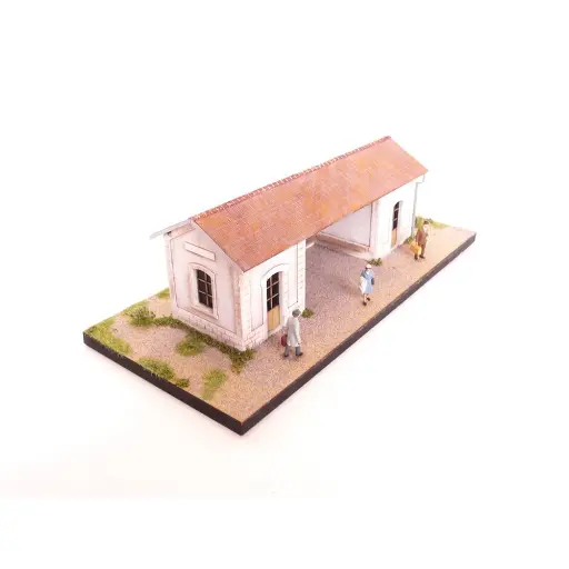 [BM101015] Abri de quai PLM - BOIS MODELISME 101015 - HO 1/87