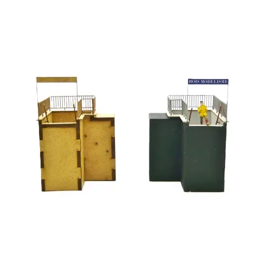 [BM113007] Passage souterrain Bois modelisme 113007 - HO 1/87
