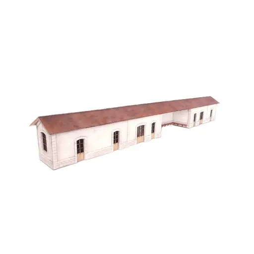 [BM101019] Abri de quai PLM XXL - Bois Modelisme 101019 - HO 1/87