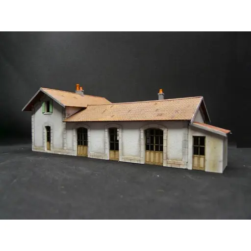 [BM101018] Station PLM / Gare SNCF Bois Modelisme 101018 - HO 1/87