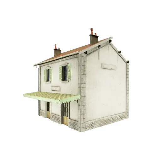 [BM301004] Gare ferroviaire PLM avec 2 portes - Bois Modélisme 301004 - O 1/43