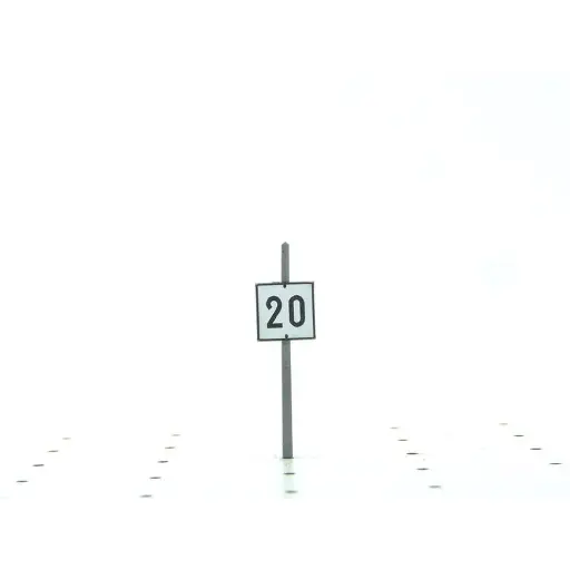 [BM215014] TIV "20" arrivée de limitation à 20km/h  BOISMODELISME 215014 - N 1/160 - SNCF