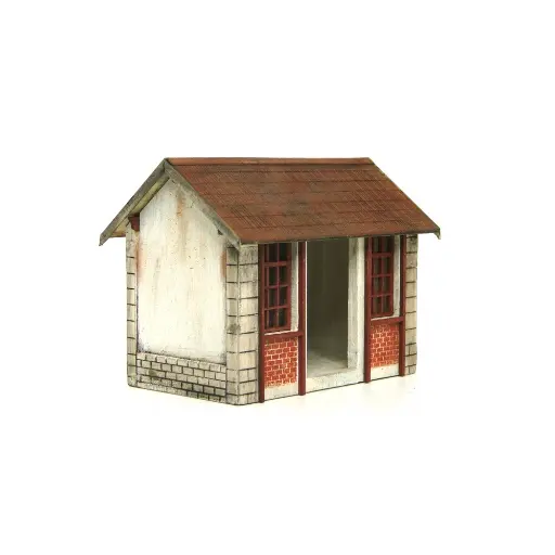 [BM101023] Abris de quai PLM - Bois Modélisme 101023 - HO 1/87 - Maquette à monter