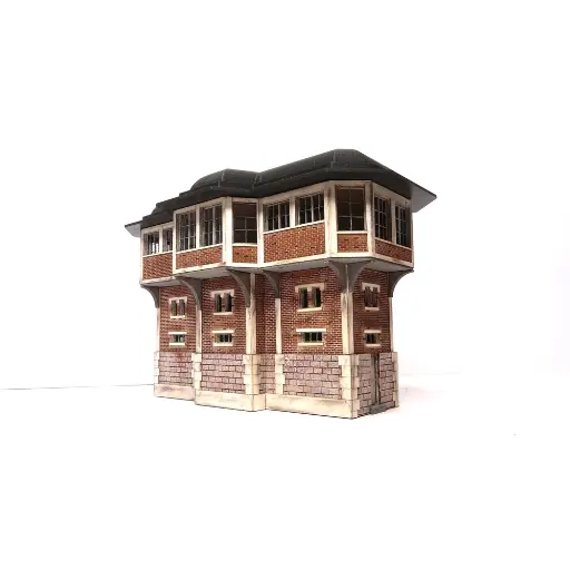 [BM103001] Poste d'aiguillage III de la Gare de Lyon ( Paris ) - Bois Modélisme 103001 - HO 1/87