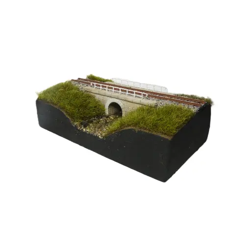 [BM109014] Petit pont-rail pour une voie - Bois Modélisme 109014 - HO 1/87