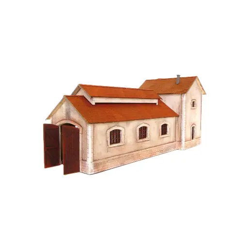 [BM105008] Remise CFD 1 voie - Bois Modélisme 105008 - HOm 1/87