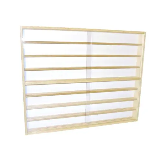 [BM701002] Vitrine murale 8 niveaux - BOIS MODELISME 701002 - HO / HOM