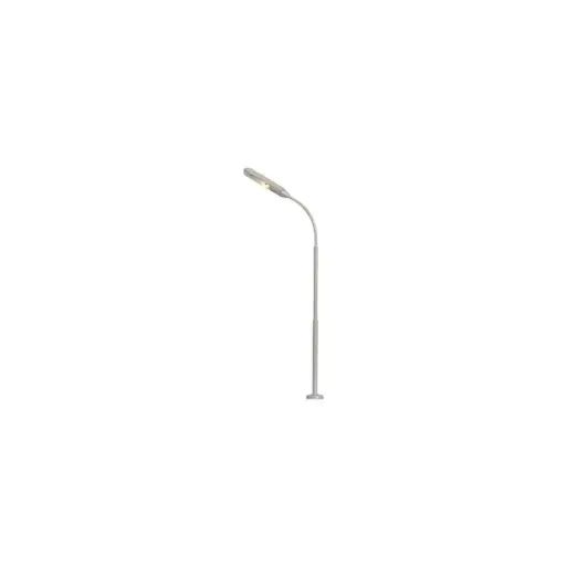 [BR84012] Lampadaire courbe tubulaire à LED - Hauteur 105mm - Brawa 84012 - HO 1/87