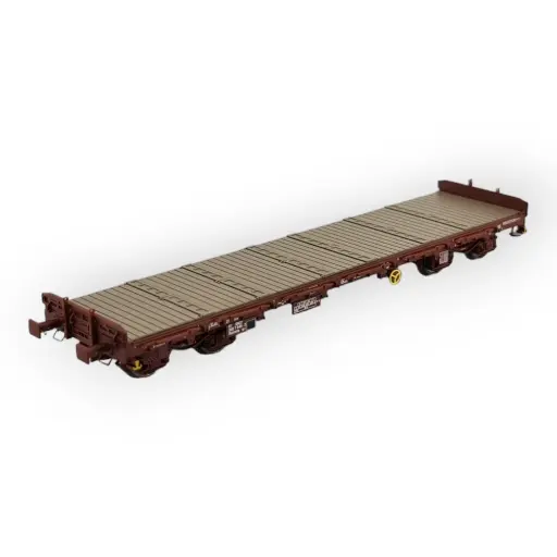[BR47120] Wagon plat type Remms Brawa 47120 - HO : 1/87 - SNCF - EP V