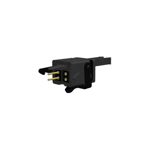 [BR93716] Set de 2 attelages électriques à 4 broches selon norme NEM Brawa 93716 - HO : 1/87