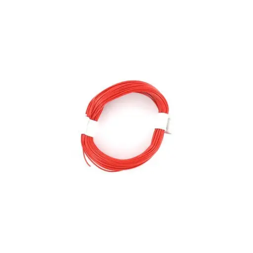 [BR32402] Câble flexible rouge pour décodeur - Brawa 32402 - 10 m de long - 0.05 mm² diamètre